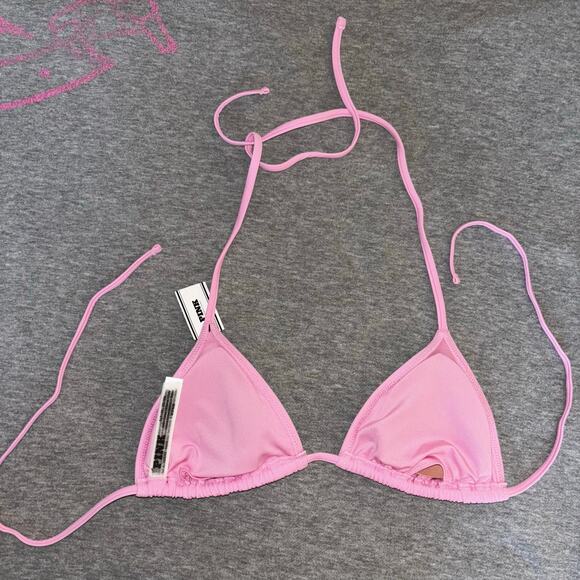 VS PINK Limited Edition Pink Lollipop Rhinestone Bling String Bikini Top - SM - Picture 6 of 8